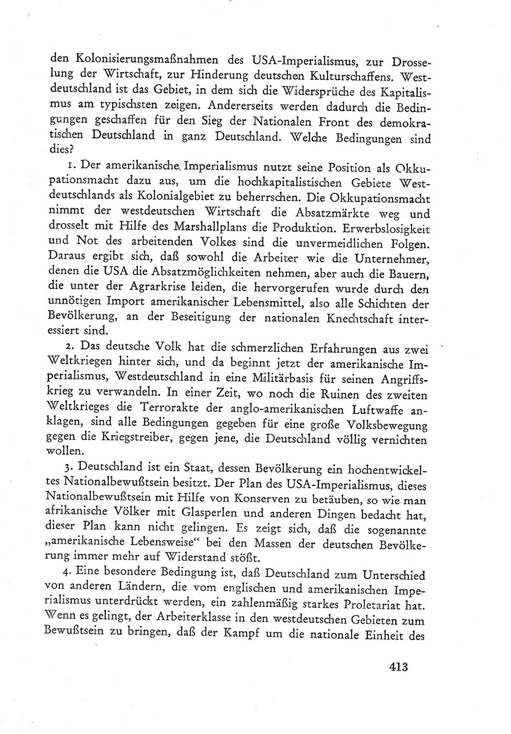 Protokoll der Verhandlungen des Ⅲ. Parteitages der Sozialistischen Einheitspartei Deutschlands (SED) [Deutsche Demokratische Republik (DDR)] 1950, Band 1, Seite 413 (Prot. Verh. Ⅲ. PT SED DDR 1950, Bd. 1, S. 413)
