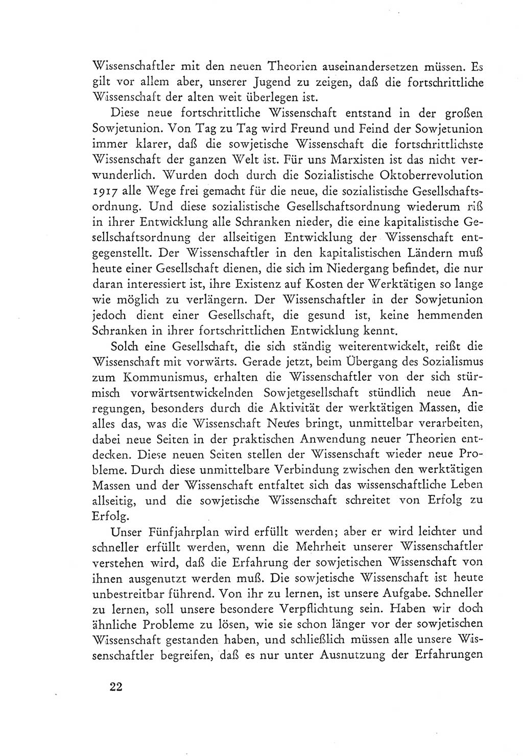 Protokoll der Verhandlungen des Ⅲ. Parteitages der Sozialistischen Einheitspartei Deutschlands (SED) [Deutsche Demokratische Republik (DDR)] 1950, Band 2, Seite 22 (Prot. Verh. Ⅲ. PT SED DDR 1950, Bd. 2, S. 22)