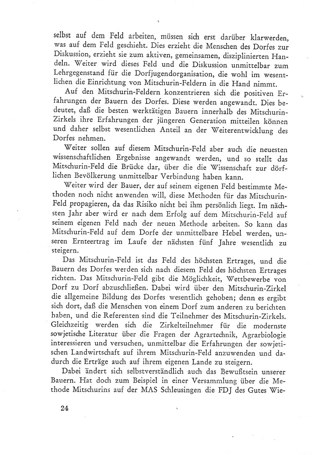 Protokoll der Verhandlungen des Ⅲ. Parteitages der Sozialistischen Einheitspartei Deutschlands (SED) [Deutsche Demokratische Republik (DDR)] 1950, Band 2, Seite 24 (Prot. Verh. Ⅲ. PT SED DDR 1950, Bd. 2, S. 24)