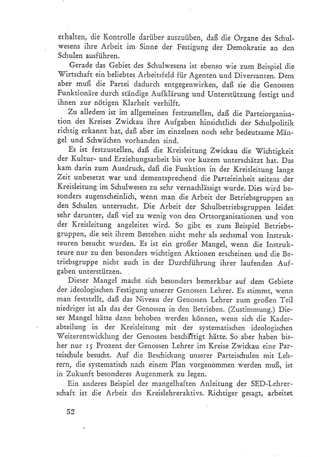 Protokoll der Verhandlungen des Ⅲ. Parteitages der Sozialistischen Einheitspartei Deutschlands (SED) [Deutsche Demokratische Republik (DDR)] 1950, Band 2, Seite 52 (Prot. Verh. Ⅲ. PT SED DDR 1950, Bd. 2, S. 52)