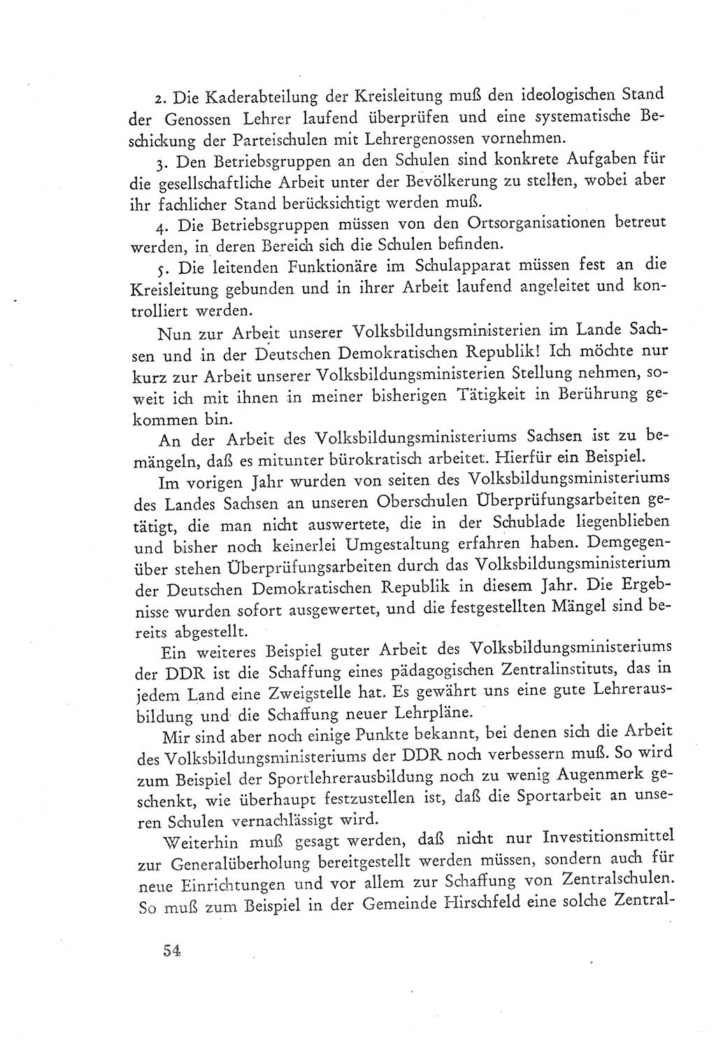Protokoll der Verhandlungen des Ⅲ. Parteitages der Sozialistischen Einheitspartei Deutschlands (SED) [Deutsche Demokratische Republik (DDR)] 1950, Band 2, Seite 54 (Prot. Verh. Ⅲ. PT SED DDR 1950, Bd. 2, S. 54)