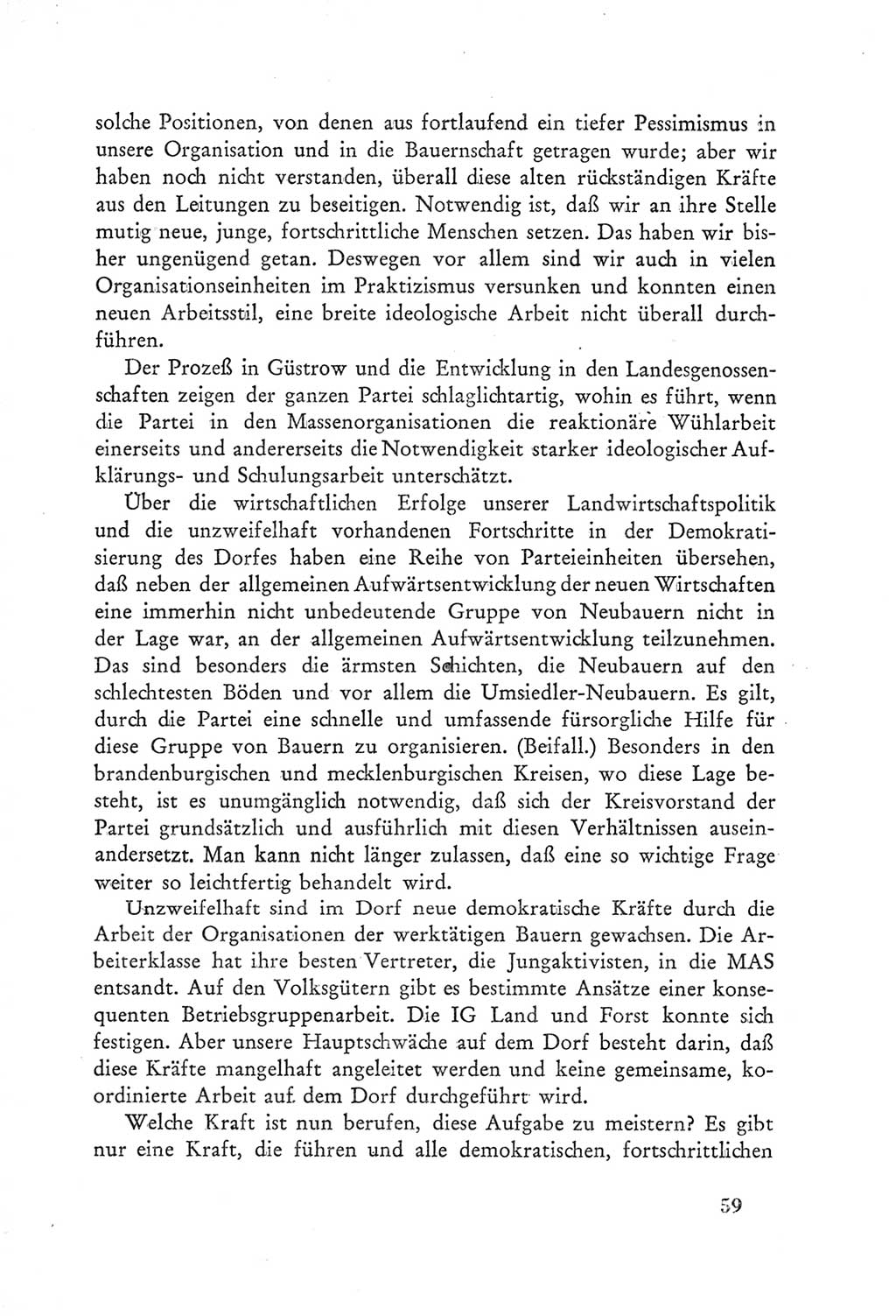 Protokoll der Verhandlungen des Ⅲ. Parteitages der Sozialistischen Einheitspartei Deutschlands (SED) [Deutsche Demokratische Republik (DDR)] 1950, Band 2, Seite 59 (Prot. Verh. Ⅲ. PT SED DDR 1950, Bd. 2, S. 59)