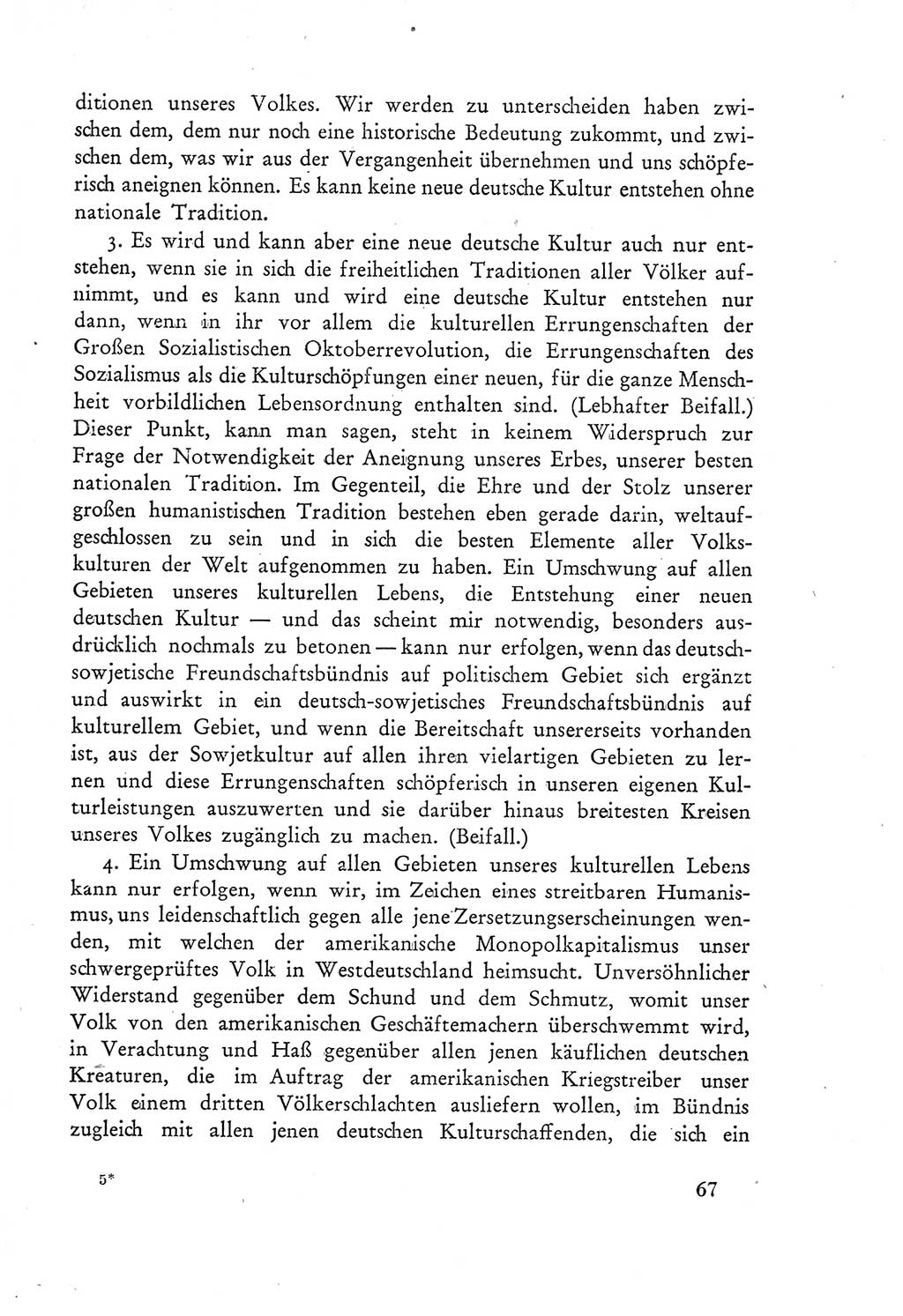 Protokoll der Verhandlungen des Ⅲ. Parteitages der Sozialistischen Einheitspartei Deutschlands (SED) [Deutsche Demokratische Republik (DDR)] 1950, Band 2, Seite 67 (Prot. Verh. Ⅲ. PT SED DDR 1950, Bd. 2, S. 67)