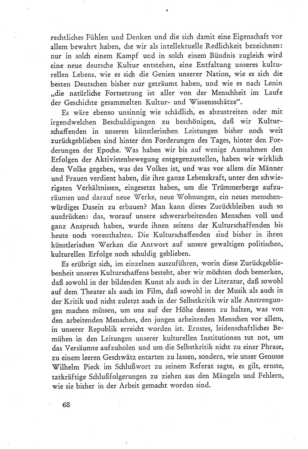 Protokoll der Verhandlungen des Ⅲ. Parteitages der Sozialistischen Einheitspartei Deutschlands (SED) [Deutsche Demokratische Republik (DDR)] 1950, Band 2, Seite 68 (Prot. Verh. Ⅲ. PT SED DDR 1950, Bd. 2, S. 68)