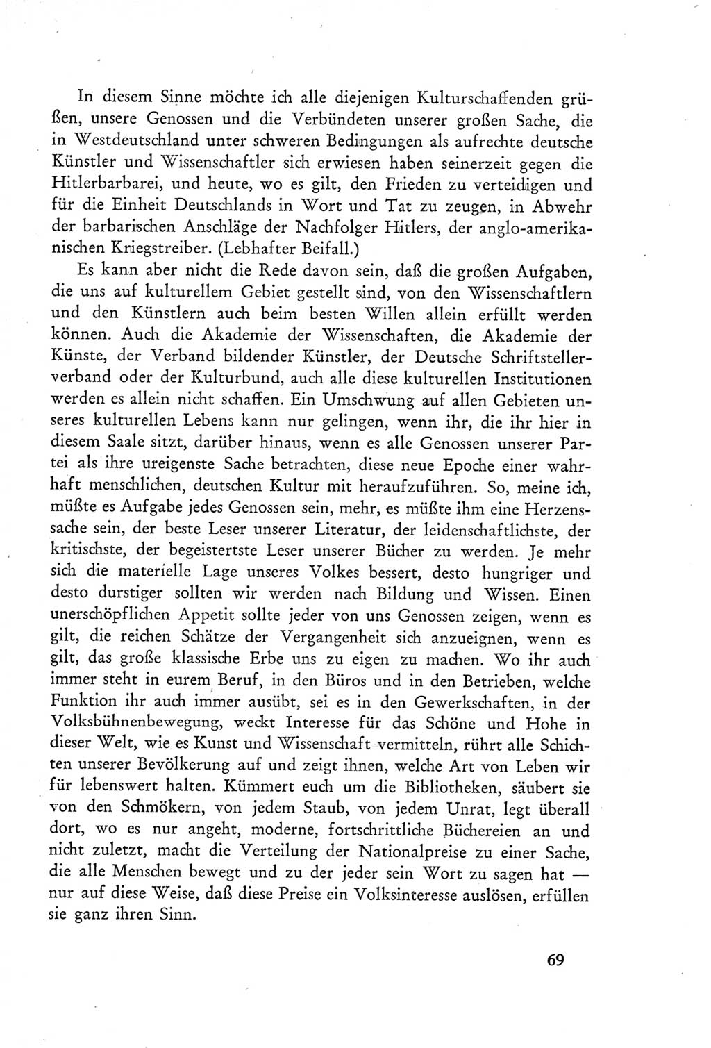 Protokoll der Verhandlungen des Ⅲ. Parteitages der Sozialistischen Einheitspartei Deutschlands (SED) [Deutsche Demokratische Republik (DDR)] 1950, Band 2, Seite 69 (Prot. Verh. Ⅲ. PT SED DDR 1950, Bd. 2, S. 69)