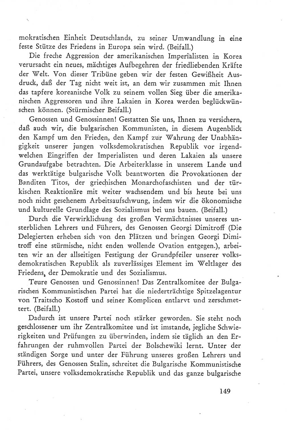 Protokoll der Verhandlungen des Ⅲ. Parteitages der Sozialistischen Einheitspartei Deutschlands (SED) [Deutsche Demokratische Republik (DDR)] 1950, Band 2, Seite 149 (Prot. Verh. Ⅲ. PT SED DDR 1950, Bd. 2, S. 149)