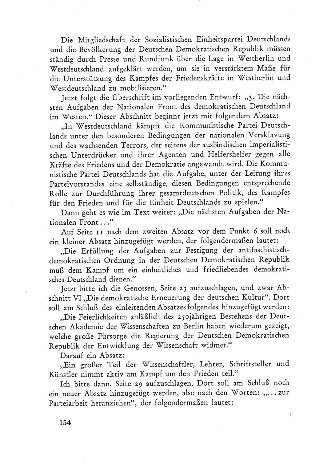 Protokoll der Verhandlungen des Ⅲ. Parteitages der Sozialistischen Einheitspartei Deutschlands (SED) [Deutsche Demokratische Republik (DDR)] 1950, Band 2, Seite 154 (Prot. Verh. Ⅲ. PT SED DDR 1950, Bd. 2, S. 154)