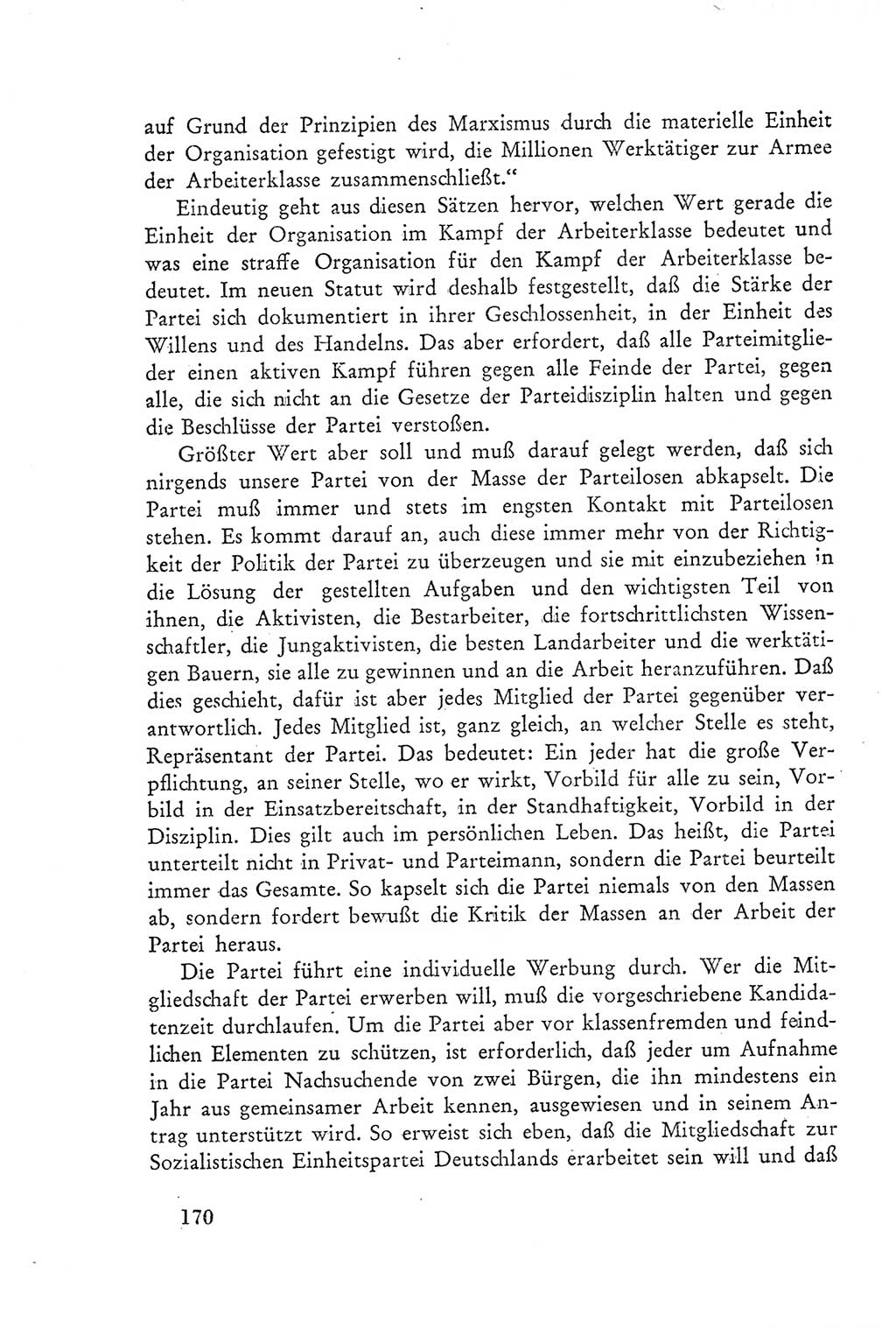 Protokoll der Verhandlungen des Ⅲ. Parteitages der Sozialistischen Einheitspartei Deutschlands (SED) [Deutsche Demokratische Republik (DDR)] 1950, Band 2, Seite 170 (Prot. Verh. Ⅲ. PT SED DDR 1950, Bd. 2, S. 170)