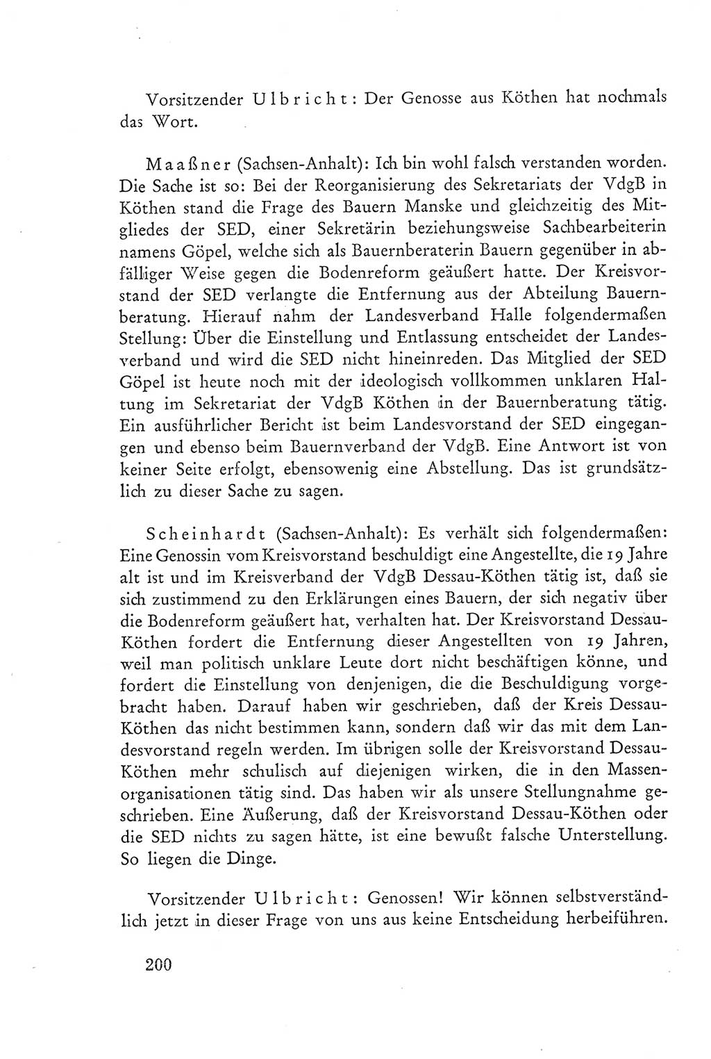 Protokoll der Verhandlungen des Ⅲ. Parteitages der Sozialistischen Einheitspartei Deutschlands (SED) [Deutsche Demokratische Republik (DDR)] 1950, Band 2, Seite 200 (Prot. Verh. Ⅲ. PT SED DDR 1950, Bd. 2, S. 200)