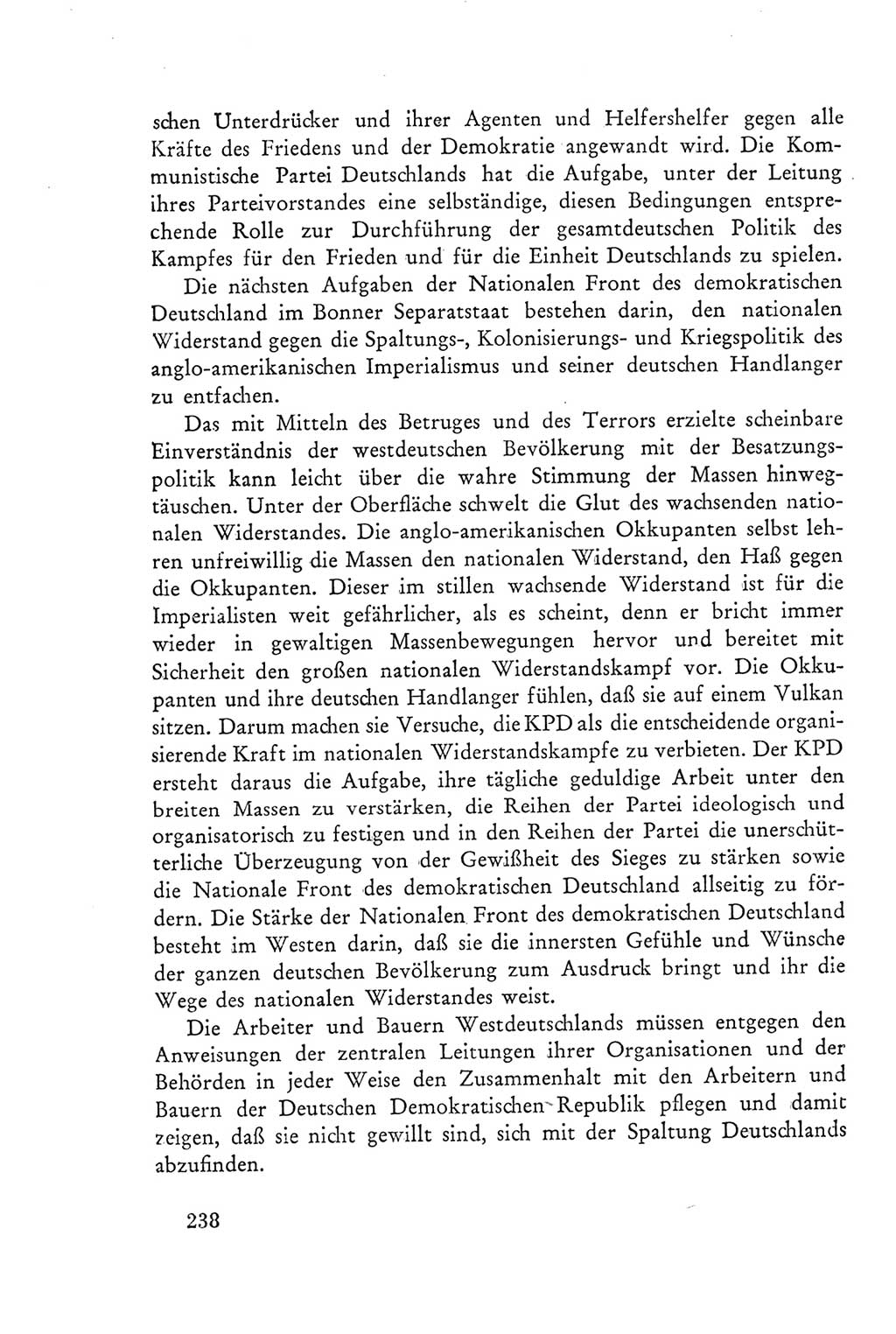 Protokoll der Verhandlungen des Ⅲ. Parteitages der Sozialistischen Einheitspartei Deutschlands (SED) [Deutsche Demokratische Republik (DDR)] 1950, Band 2, Seite 238 (Prot. Verh. Ⅲ. PT SED DDR 1950, Bd. 2, S. 238)