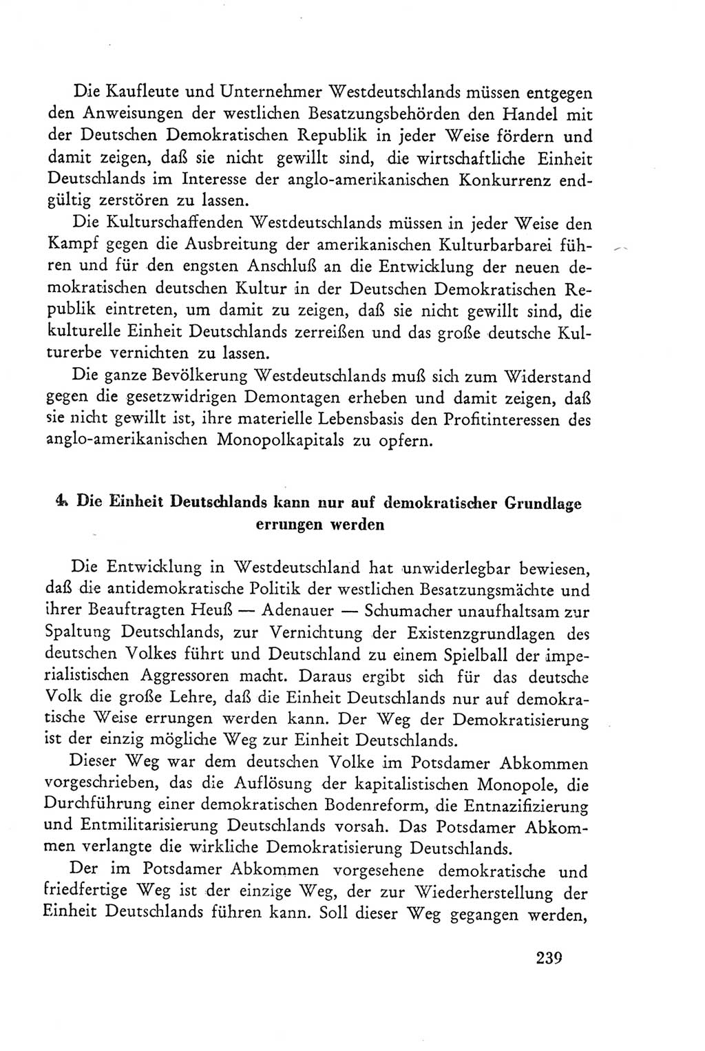 Protokoll der Verhandlungen des Ⅲ. Parteitages der Sozialistischen Einheitspartei Deutschlands (SED) [Deutsche Demokratische Republik (DDR)] 1950, Band 2, Seite 239 (Prot. Verh. Ⅲ. PT SED DDR 1950, Bd. 2, S. 239)