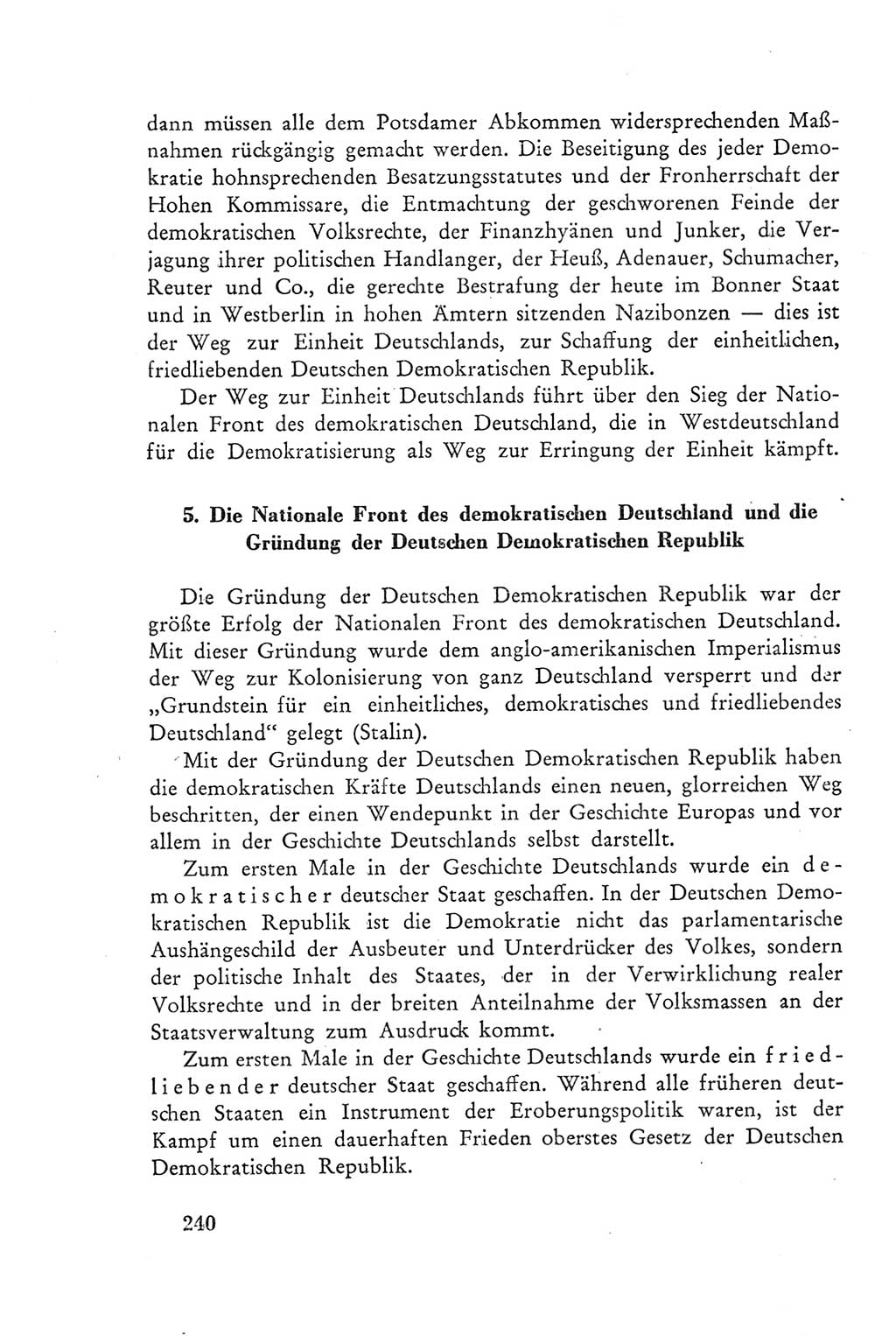 Protokoll der Verhandlungen des Ⅲ. Parteitages der Sozialistischen Einheitspartei Deutschlands (SED) [Deutsche Demokratische Republik (DDR)] 1950, Band 2, Seite 240 (Prot. Verh. Ⅲ. PT SED DDR 1950, Bd. 2, S. 240)