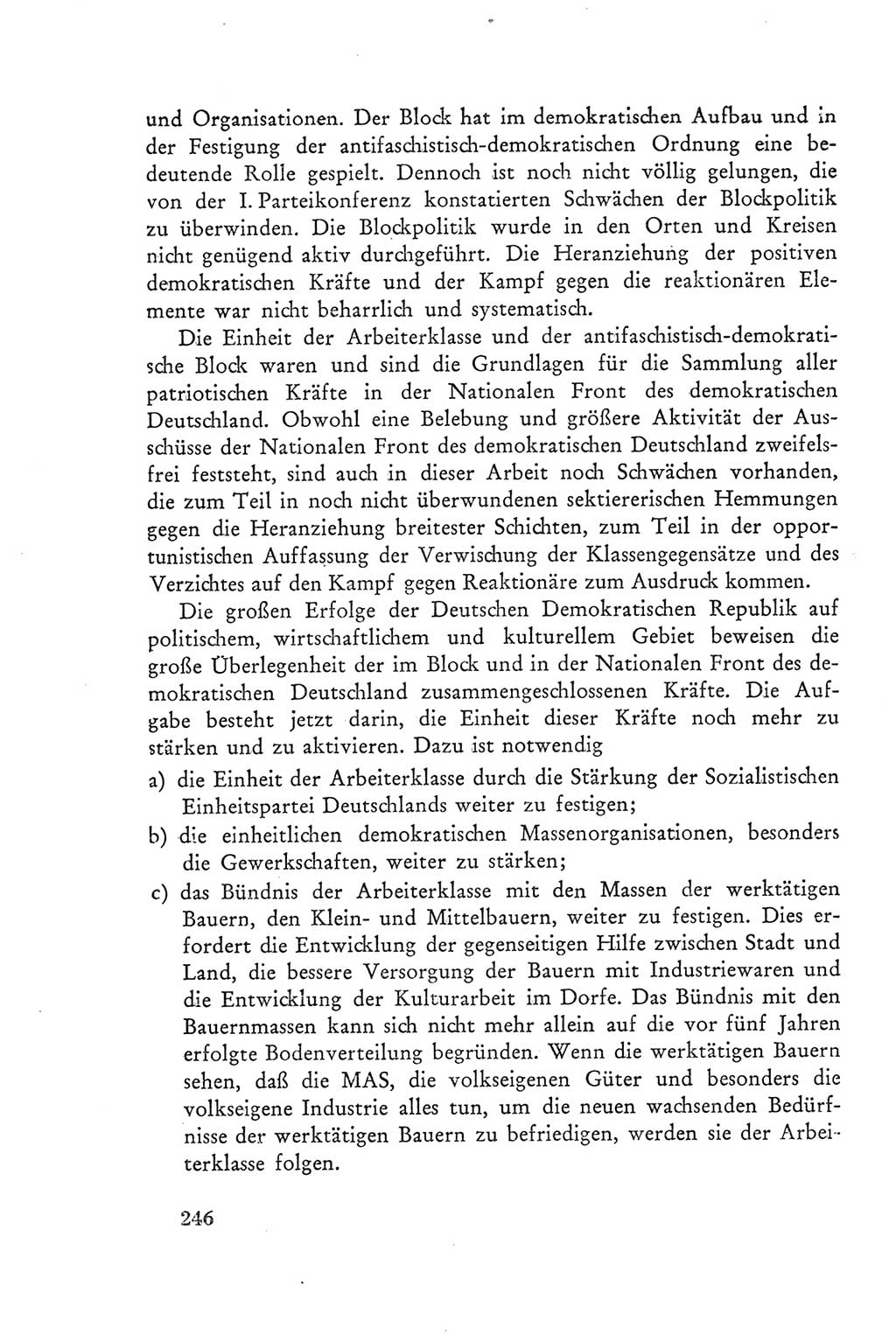 Protokoll der Verhandlungen des Ⅲ. Parteitages der Sozialistischen Einheitspartei Deutschlands (SED) [Deutsche Demokratische Republik (DDR)] 1950, Band 2, Seite 246 (Prot. Verh. Ⅲ. PT SED DDR 1950, Bd. 2, S. 246)