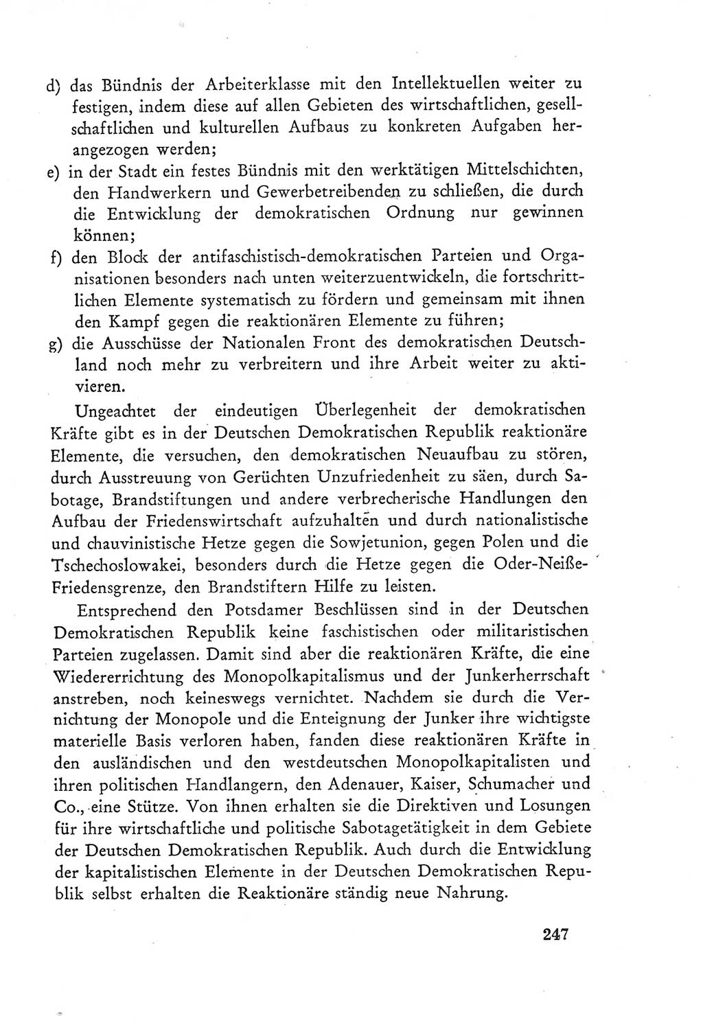 Protokoll der Verhandlungen des Ⅲ. Parteitages der Sozialistischen Einheitspartei Deutschlands (SED) [Deutsche Demokratische Republik (DDR)] 1950, Band 2, Seite 247 (Prot. Verh. Ⅲ. PT SED DDR 1950, Bd. 2, S. 247)