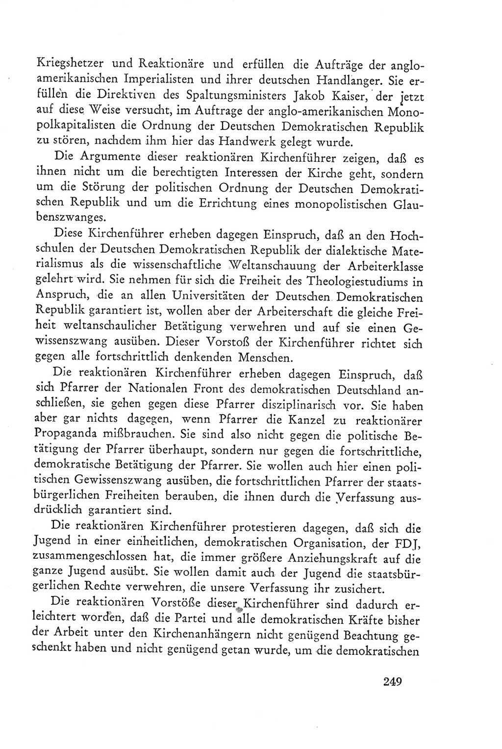 Protokoll der Verhandlungen des Ⅲ. Parteitages der Sozialistischen Einheitspartei Deutschlands (SED) [Deutsche Demokratische Republik (DDR)] 1950, Band 2, Seite 249 (Prot. Verh. Ⅲ. PT SED DDR 1950, Bd. 2, S. 249)