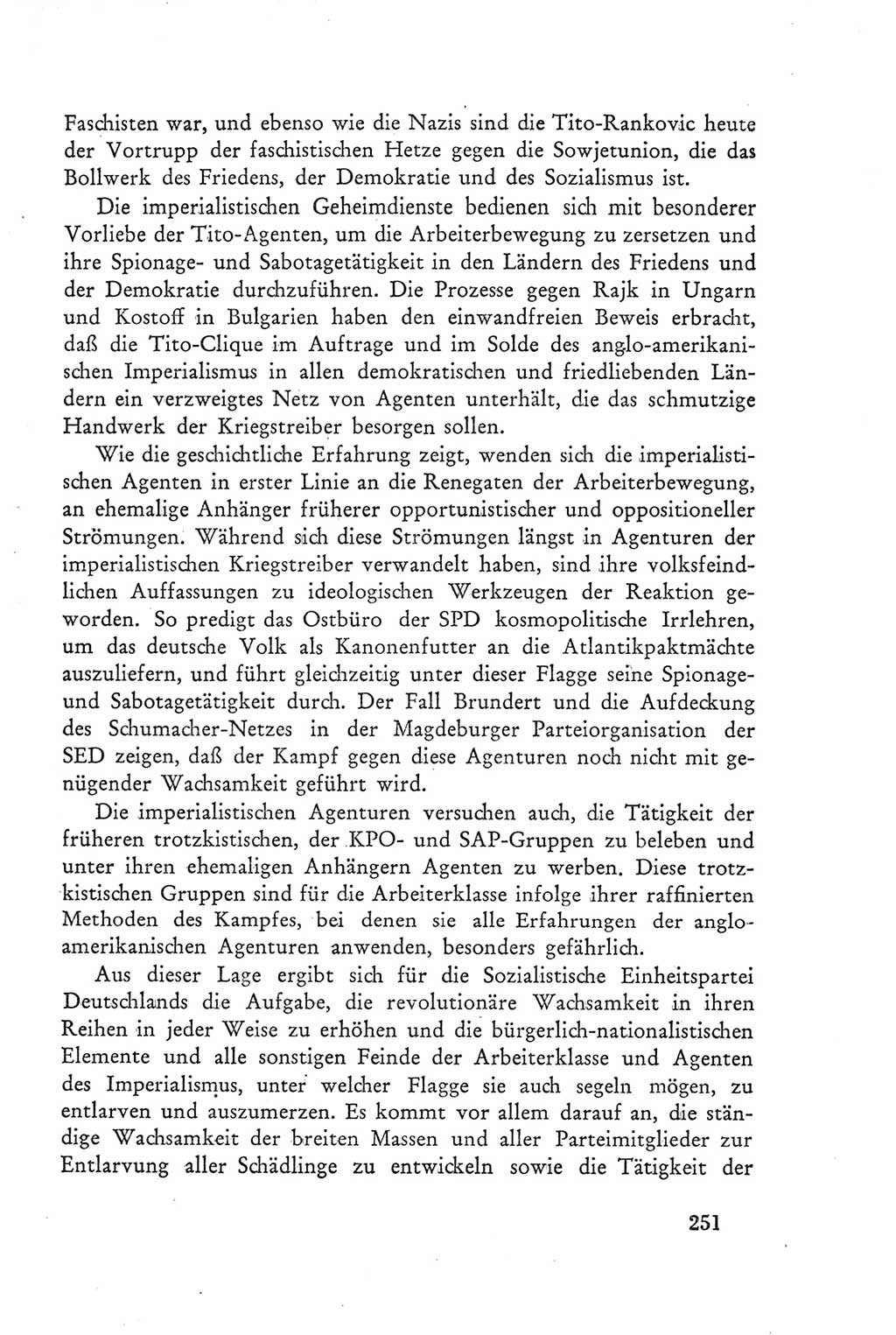 Protokoll der Verhandlungen des Ⅲ. Parteitages der Sozialistischen Einheitspartei Deutschlands (SED) [Deutsche Demokratische Republik (DDR)] 1950, Band 2, Seite 251 (Prot. Verh. Ⅲ. PT SED DDR 1950, Bd. 2, S. 251)