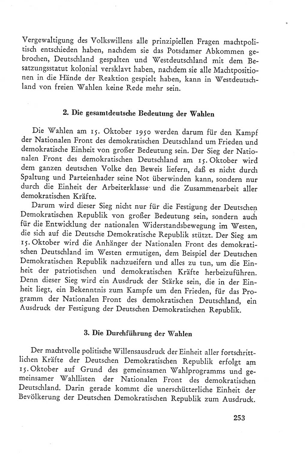 Protokoll der Verhandlungen des Ⅲ. Parteitages der Sozialistischen Einheitspartei Deutschlands (SED) [Deutsche Demokratische Republik (DDR)] 1950, Band 2, Seite 253 (Prot. Verh. Ⅲ. PT SED DDR 1950, Bd. 2, S. 253)