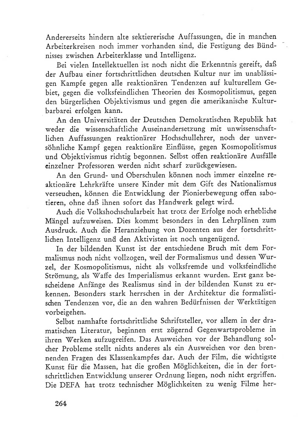 Protokoll der Verhandlungen des Ⅲ. Parteitages der Sozialistischen Einheitspartei Deutschlands (SED) [Deutsche Demokratische Republik (DDR)] 1950, Band 2, Seite 264 (Prot. Verh. Ⅲ. PT SED DDR 1950, Bd. 2, S. 264)