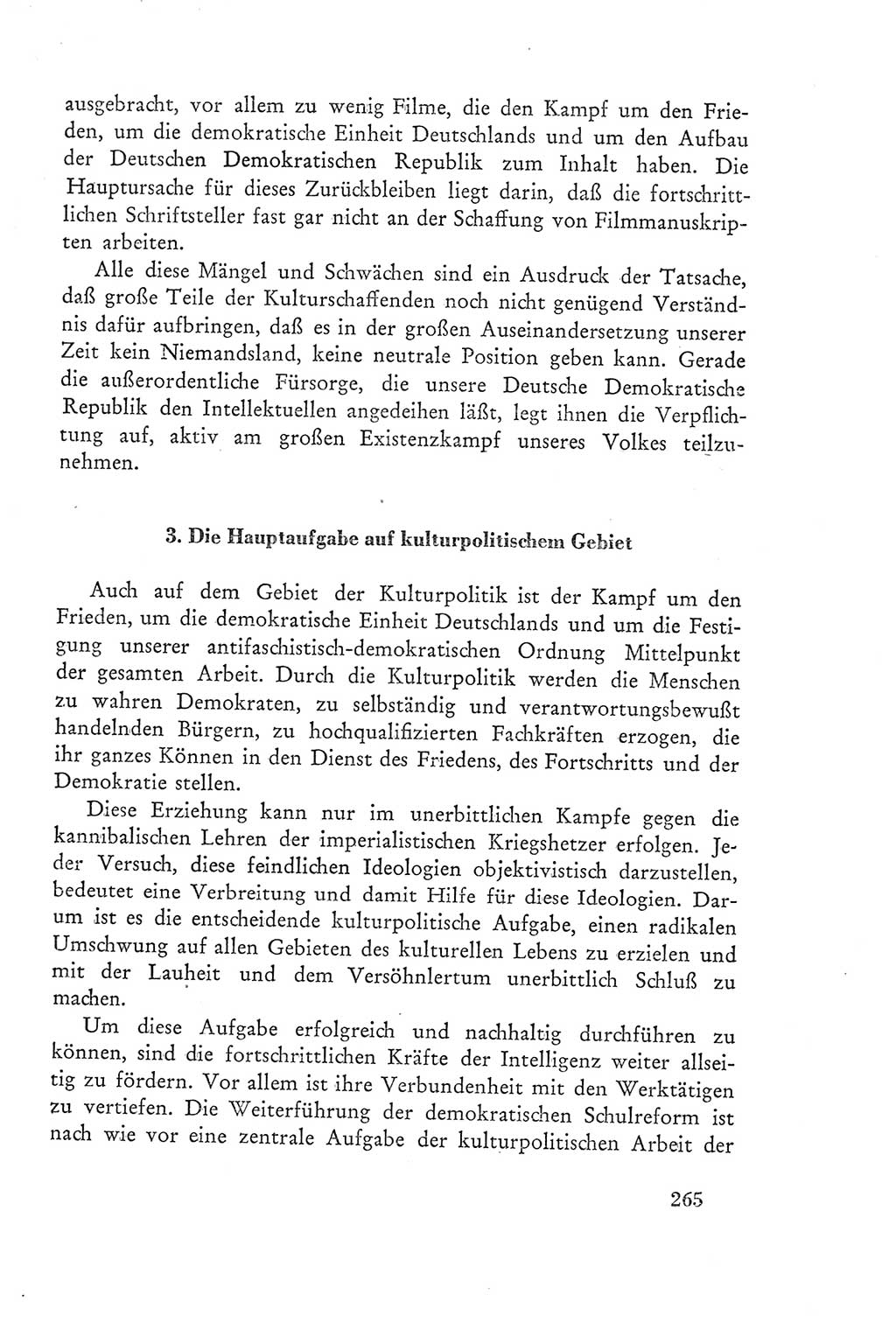 Protokoll der Verhandlungen des Ⅲ. Parteitages der Sozialistischen Einheitspartei Deutschlands (SED) [Deutsche Demokratische Republik (DDR)] 1950, Band 2, Seite 265 (Prot. Verh. Ⅲ. PT SED DDR 1950, Bd. 2, S. 265)