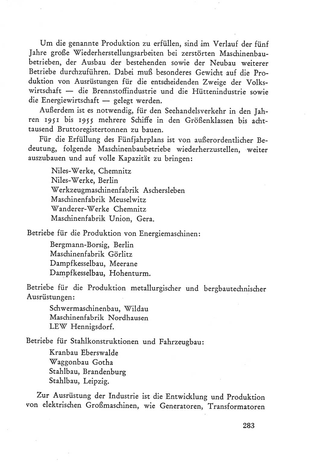 Protokoll der Verhandlungen des Ⅲ. Parteitages der Sozialistischen Einheitspartei Deutschlands (SED) [Deutsche Demokratische Republik (DDR)] 1950, Band 2, Seite 283 (Prot. Verh. Ⅲ. PT SED DDR 1950, Bd. 2, S. 283)