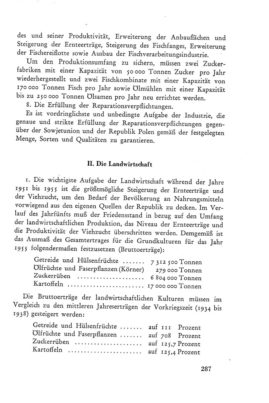 Protokoll der Verhandlungen des Ⅲ. Parteitages der Sozialistischen Einheitspartei Deutschlands (SED) [Deutsche Demokratische Republik (DDR)] 1950, Band 2, Seite 287 (Prot. Verh. Ⅲ. PT SED DDR 1950, Bd. 2, S. 287)