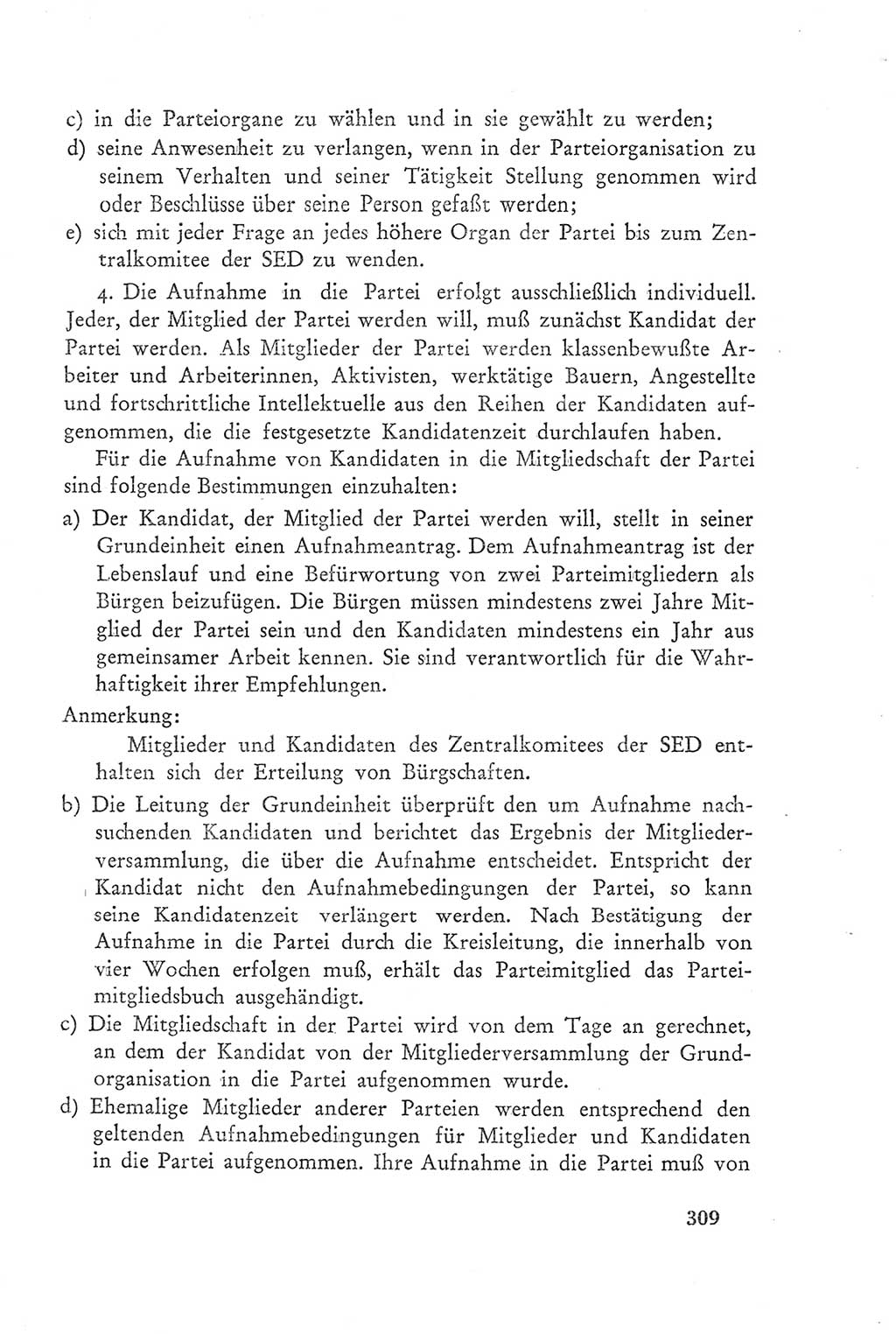 Protokoll der Verhandlungen des Ⅲ. Parteitages der Sozialistischen Einheitspartei Deutschlands (SED) [Deutsche Demokratische Republik (DDR)] 1950, Band 2, Seite 309 (Prot. Verh. Ⅲ. PT SED DDR 1950, Bd. 2, S. 309)
