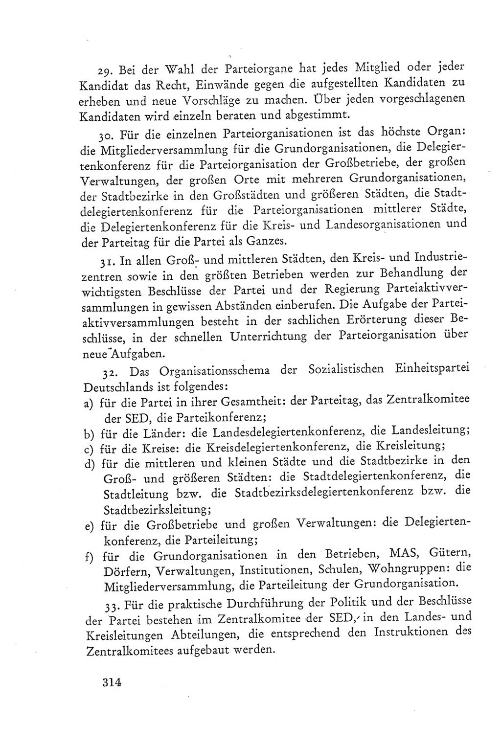 Protokoll der Verhandlungen des Ⅲ. Parteitages der Sozialistischen Einheitspartei Deutschlands (SED) [Deutsche Demokratische Republik (DDR)] 1950, Band 2, Seite 314 (Prot. Verh. Ⅲ. PT SED DDR 1950, Bd. 2, S. 314)