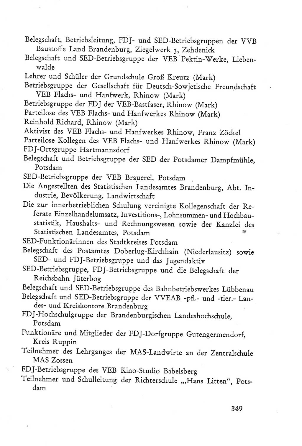 Protokoll der Verhandlungen des Ⅲ. Parteitages der Sozialistischen Einheitspartei Deutschlands (SED) [Deutsche Demokratische Republik (DDR)] 1950, Band 2, Seite 349 (Prot. Verh. Ⅲ. PT SED DDR 1950, Bd. 2, S. 349)