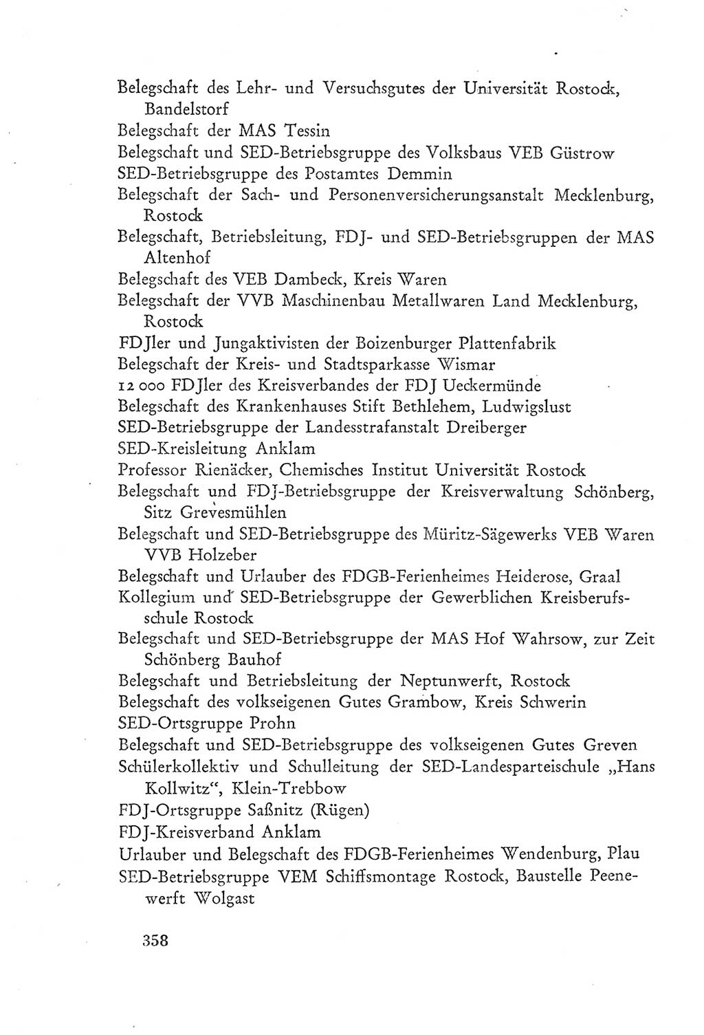 Protokoll der Verhandlungen des Ⅲ. Parteitages der Sozialistischen Einheitspartei Deutschlands (SED) [Deutsche Demokratische Republik (DDR)] 1950, Band 2, Seite 358 (Prot. Verh. Ⅲ. PT SED DDR 1950, Bd. 2, S. 358)