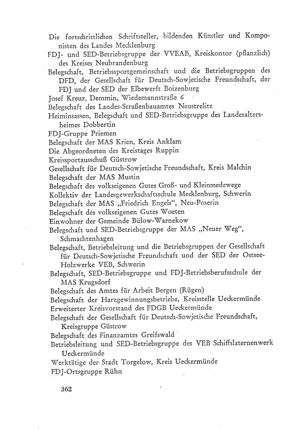 Protokoll der Verhandlungen des Ⅲ. Parteitages der Sozialistischen Einheitspartei Deutschlands (SED) [Deutsche Demokratische Republik (DDR)] 1950, Band 2, Seite 362 (Prot. Verh. Ⅲ. PT SED DDR 1950, Bd. 2, S. 362)