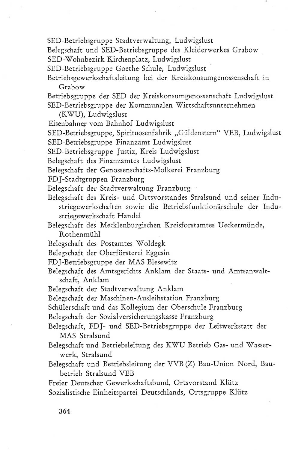 Protokoll der Verhandlungen des Ⅲ. Parteitages der Sozialistischen Einheitspartei Deutschlands (SED) [Deutsche Demokratische Republik (DDR)] 1950, Band 2, Seite 364 (Prot. Verh. Ⅲ. PT SED DDR 1950, Bd. 2, S. 364)