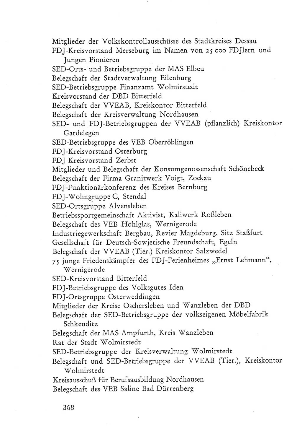 Protokoll der Verhandlungen des Ⅲ. Parteitages der Sozialistischen Einheitspartei Deutschlands (SED) [Deutsche Demokratische Republik (DDR)] 1950, Band 2, Seite 368 (Prot. Verh. Ⅲ. PT SED DDR 1950, Bd. 2, S. 368)