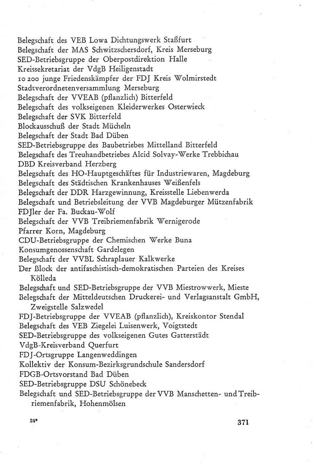 Protokoll der Verhandlungen des Ⅲ. Parteitages der Sozialistischen Einheitspartei Deutschlands (SED) [Deutsche Demokratische Republik (DDR)] 1950, Band 2, Seite 371 (Prot. Verh. Ⅲ. PT SED DDR 1950, Bd. 2, S. 371)