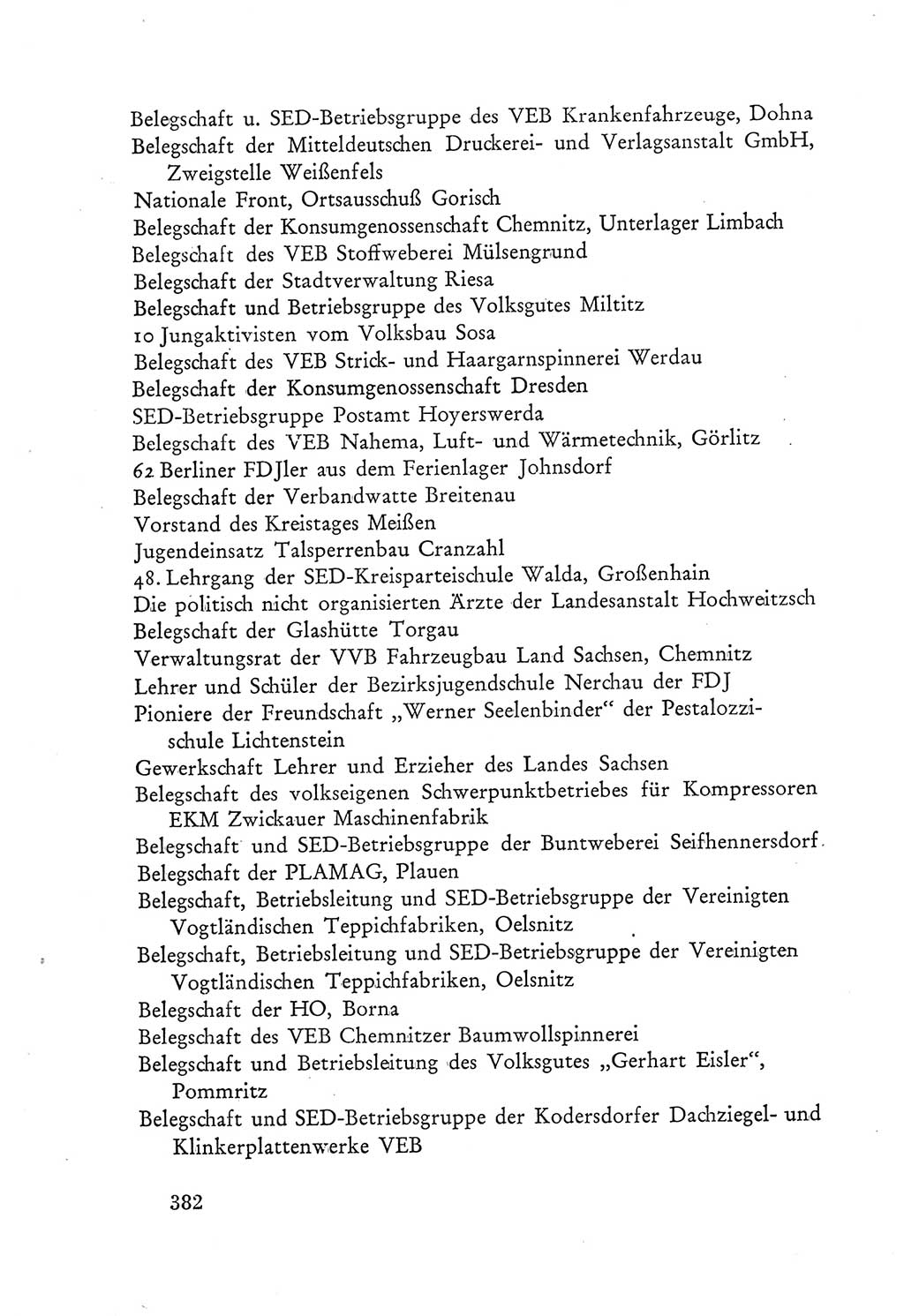 Protokoll der Verhandlungen des Ⅲ. Parteitages der Sozialistischen Einheitspartei Deutschlands (SED) [Deutsche Demokratische Republik (DDR)] 1950, Band 2, Seite 382 (Prot. Verh. Ⅲ. PT SED DDR 1950, Bd. 2, S. 382)