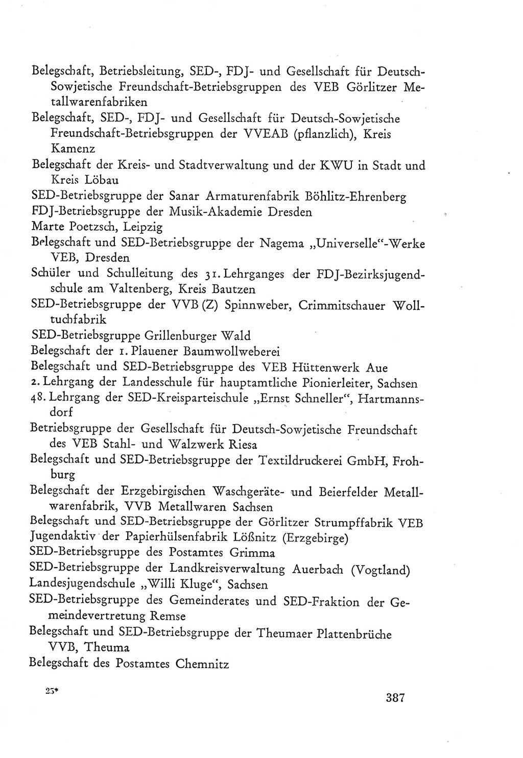 Protokoll der Verhandlungen des Ⅲ. Parteitages der Sozialistischen Einheitspartei Deutschlands (SED) [Deutsche Demokratische Republik (DDR)] 1950, Band 2, Seite 387 (Prot. Verh. Ⅲ. PT SED DDR 1950, Bd. 2, S. 387)