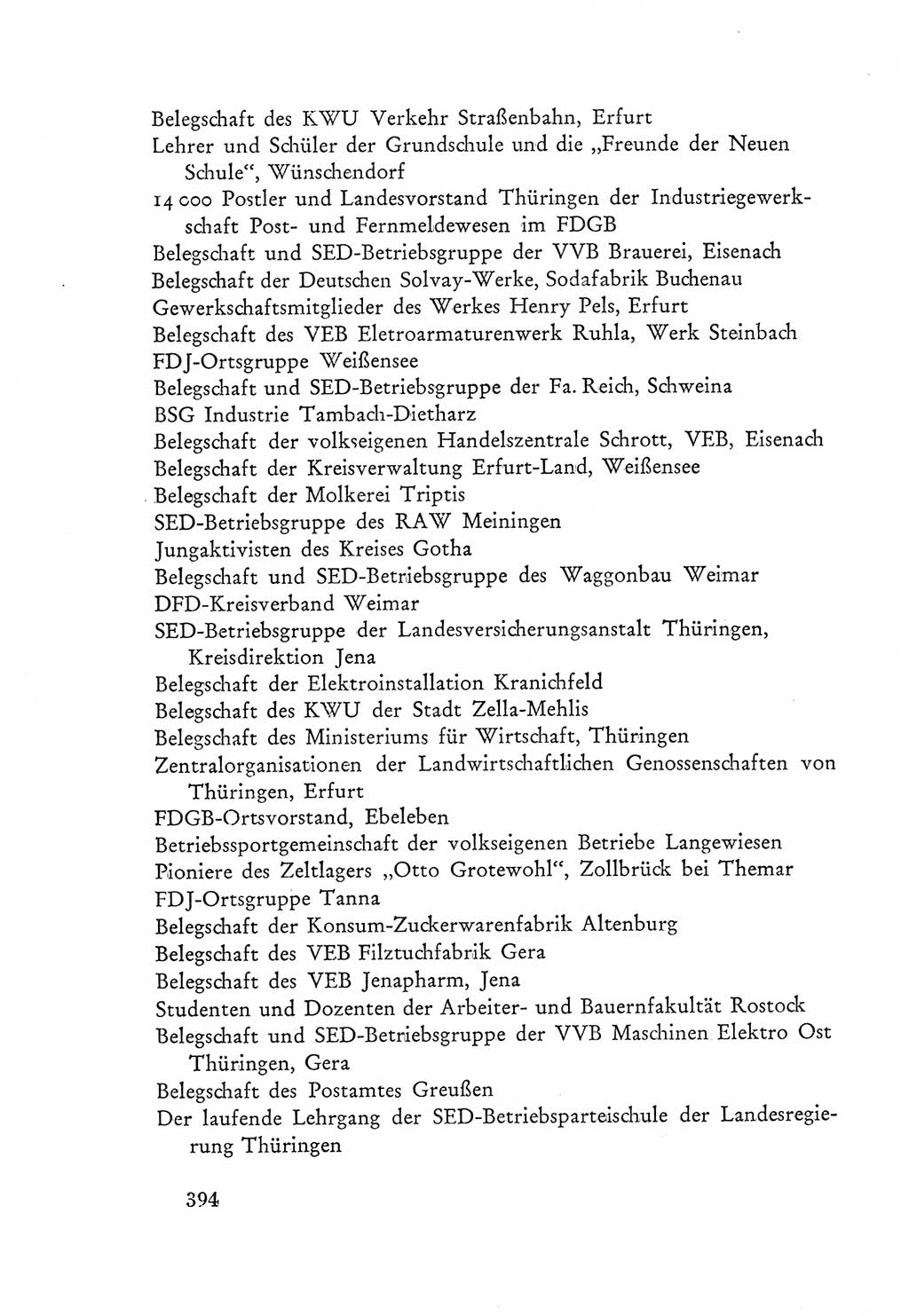 Protokoll der Verhandlungen des Ⅲ. Parteitages der Sozialistischen Einheitspartei Deutschlands (SED) [Deutsche Demokratische Republik (DDR)] 1950, Band 2, Seite 394 (Prot. Verh. Ⅲ. PT SED DDR 1950, Bd. 2, S. 394)