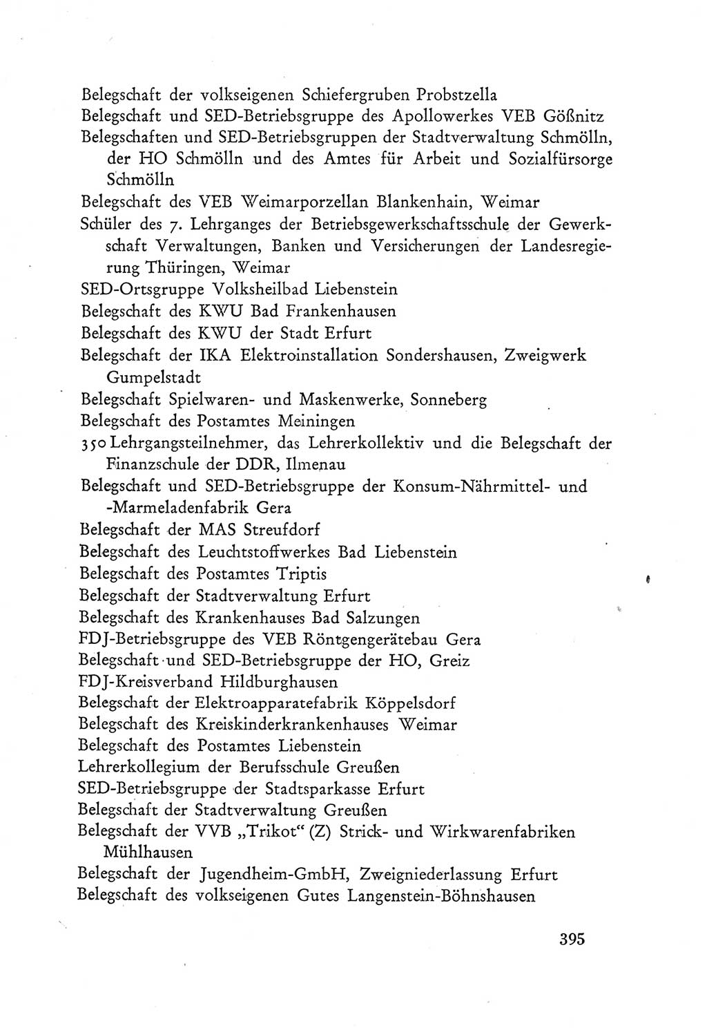 Protokoll der Verhandlungen des Ⅲ. Parteitages der Sozialistischen Einheitspartei Deutschlands (SED) [Deutsche Demokratische Republik (DDR)] 1950, Band 2, Seite 395 (Prot. Verh. Ⅲ. PT SED DDR 1950, Bd. 2, S. 395)
