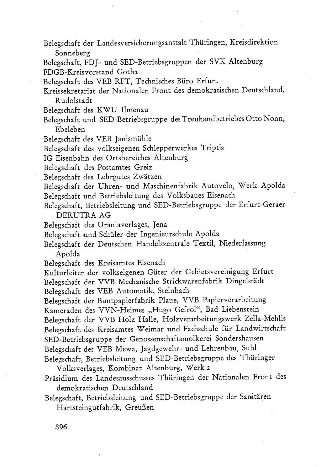 Protokoll der Verhandlungen des Ⅲ. Parteitages der Sozialistischen Einheitspartei Deutschlands (SED) [Deutsche Demokratische Republik (DDR)] 1950, Band 2, Seite 396 (Prot. Verh. Ⅲ. PT SED DDR 1950, Bd. 2, S. 396)