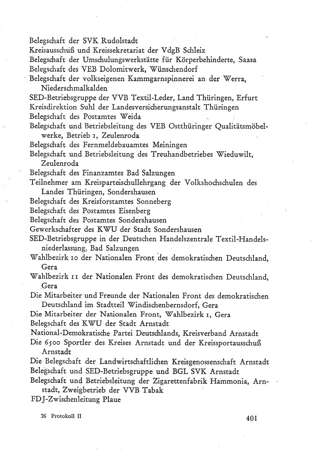 Protokoll der Verhandlungen des Ⅲ. Parteitages der Sozialistischen Einheitspartei Deutschlands (SED) [Deutsche Demokratische Republik (DDR)] 1950, Band 2, Seite 401 (Prot. Verh. Ⅲ. PT SED DDR 1950, Bd. 2, S. 401)