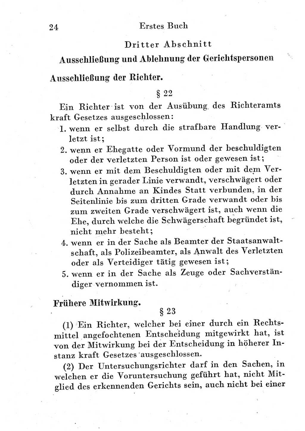 Strafprozeßordnung (StPO), Gerichtsverfassungsgesetz (GVG) und zahlreiche Nebengesetze der Deutschen Demokratischen Republik (DDR) 1950, Seite 24 (StPO GVG Ges. DDR 1950, S. 24)