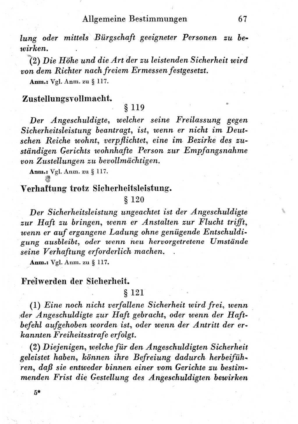 Strafprozeßordnung (StPO), Gerichtsverfassungsgesetz (GVG) und zahlreiche Nebengesetze der Deutschen Demokratischen Republik (DDR) 1950, Seite 67 (StPO GVG Ges. DDR 1950, S. 67)