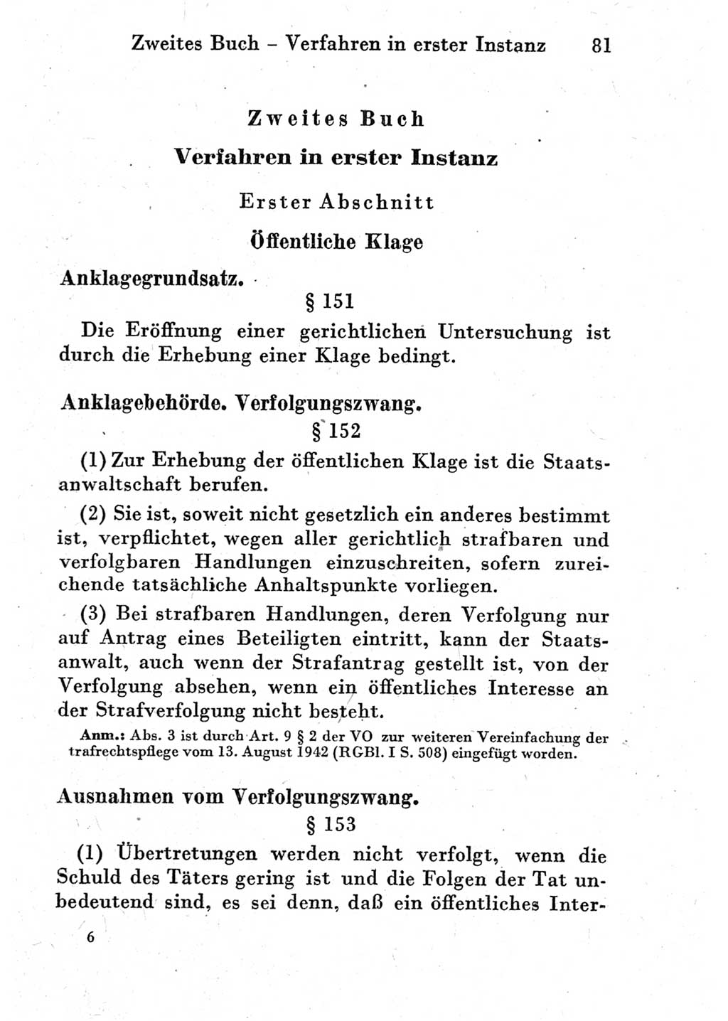 Strafprozeßordnung (StPO), Gerichtsverfassungsgesetz (GVG) und zahlreiche Nebengesetze der Deutschen Demokratischen Republik (DDR) 1950, Seite 81 (StPO GVG Ges. DDR 1950, S. 81)