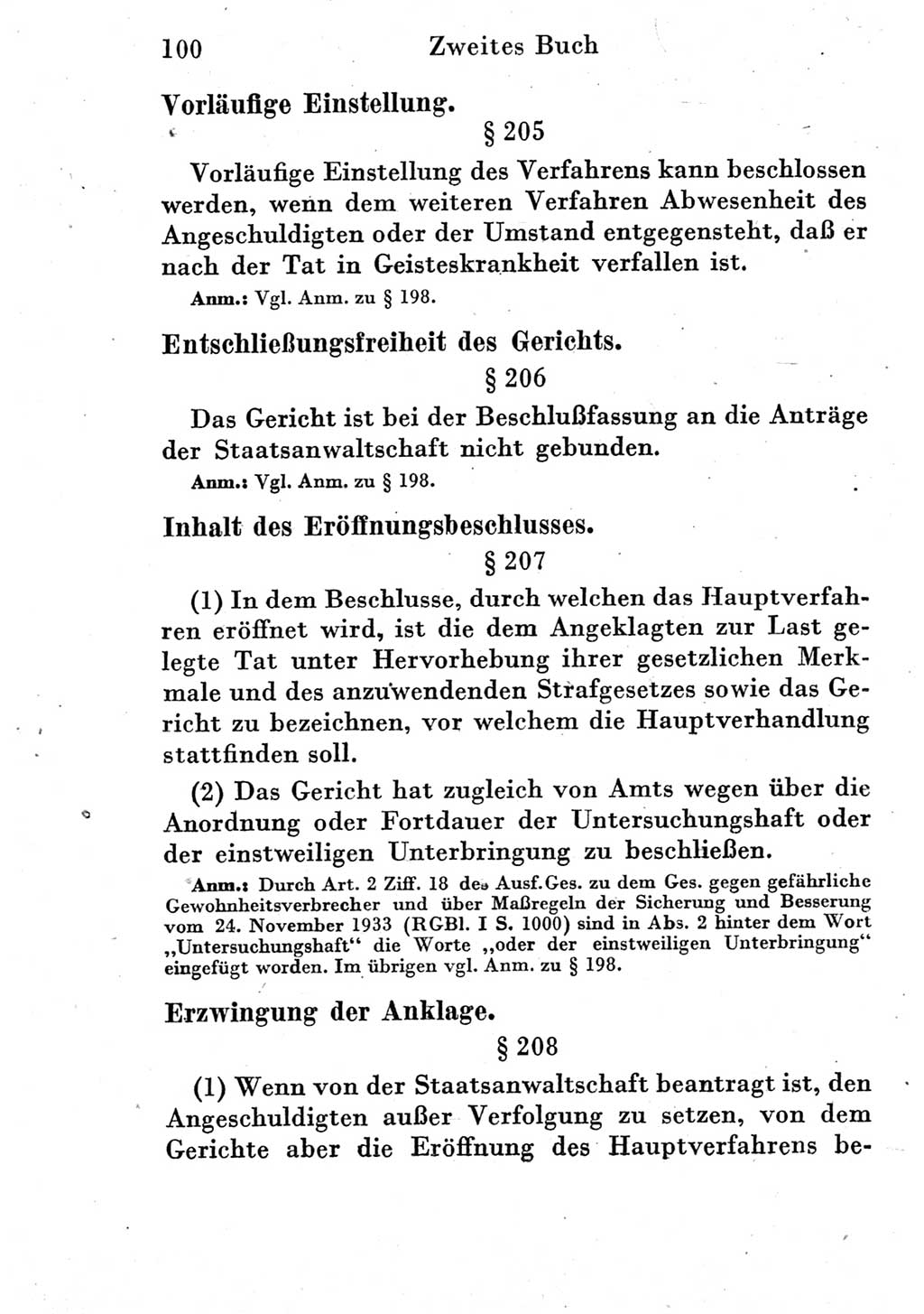 Strafprozeßordnung (StPO), Gerichtsverfassungsgesetz (GVG) und zahlreiche Nebengesetze der Deutschen Demokratischen Republik (DDR) 1950, Seite 100 (StPO GVG Ges. DDR 1950, S. 100)