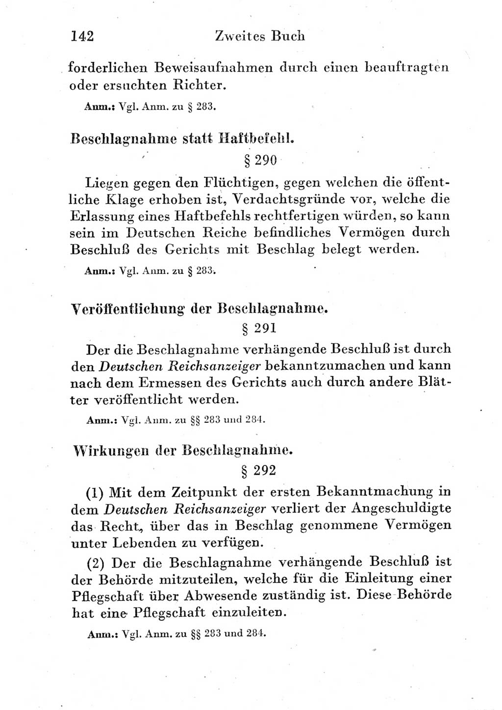 Strafprozeßordnung (StPO), Gerichtsverfassungsgesetz (GVG) und zahlreiche Nebengesetze der Deutschen Demokratischen Republik (DDR) 1950, Seite 142 (StPO GVG Ges. DDR 1950, S. 142)
