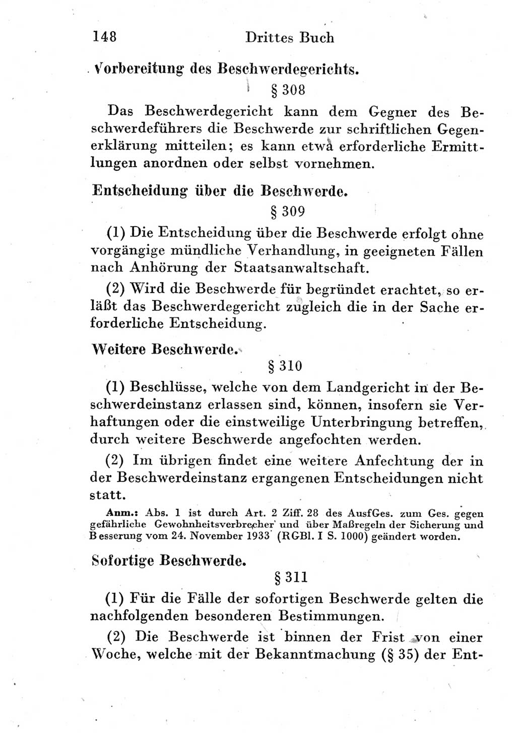 Strafprozeßordnung (StPO), Gerichtsverfassungsgesetz (GVG) und zahlreiche Nebengesetze der Deutschen Demokratischen Republik (DDR) 1950, Seite 148 (StPO GVG Ges. DDR 1950, S. 148)