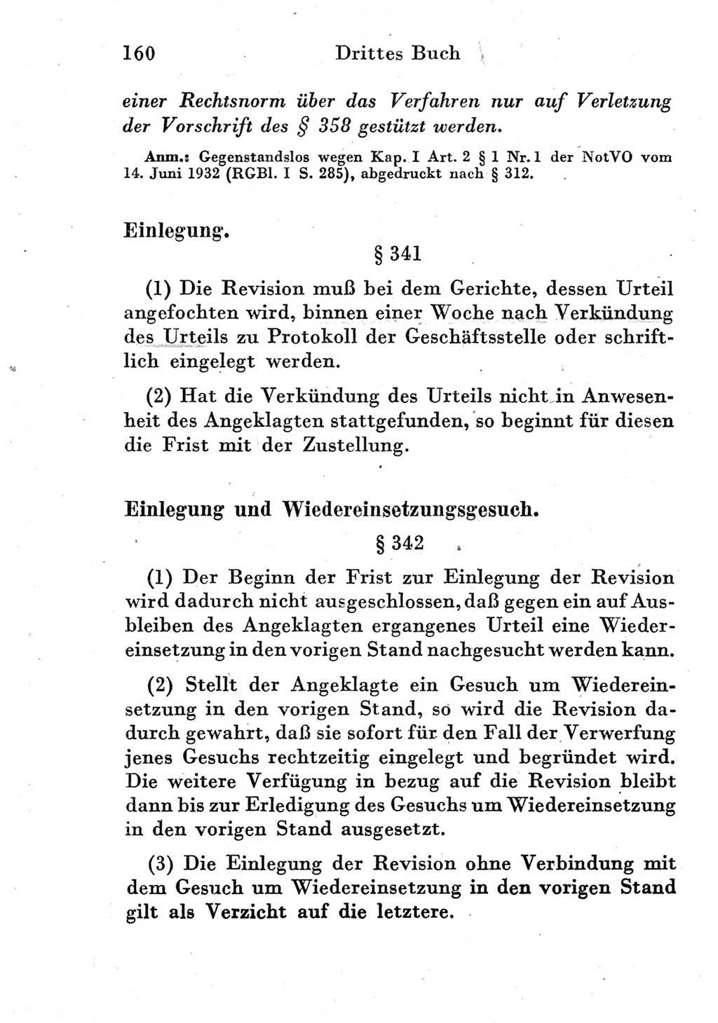 Strafprozeßordnung (StPO), Gerichtsverfassungsgesetz (GVG) und zahlreiche Nebengesetze der Deutschen Demokratischen Republik (DDR) 1950, Seite 160 (StPO GVG Ges. DDR 1950, S. 160)
