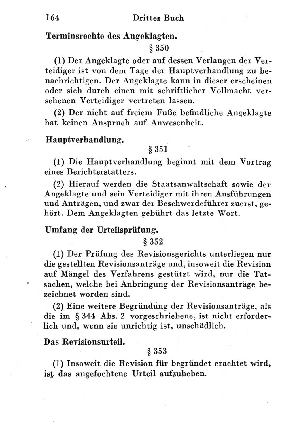 Strafprozeßordnung (StPO), Gerichtsverfassungsgesetz (GVG) und zahlreiche Nebengesetze der Deutschen Demokratischen Republik (DDR) 1950, Seite 164 (StPO GVG Ges. DDR 1950, S. 164)