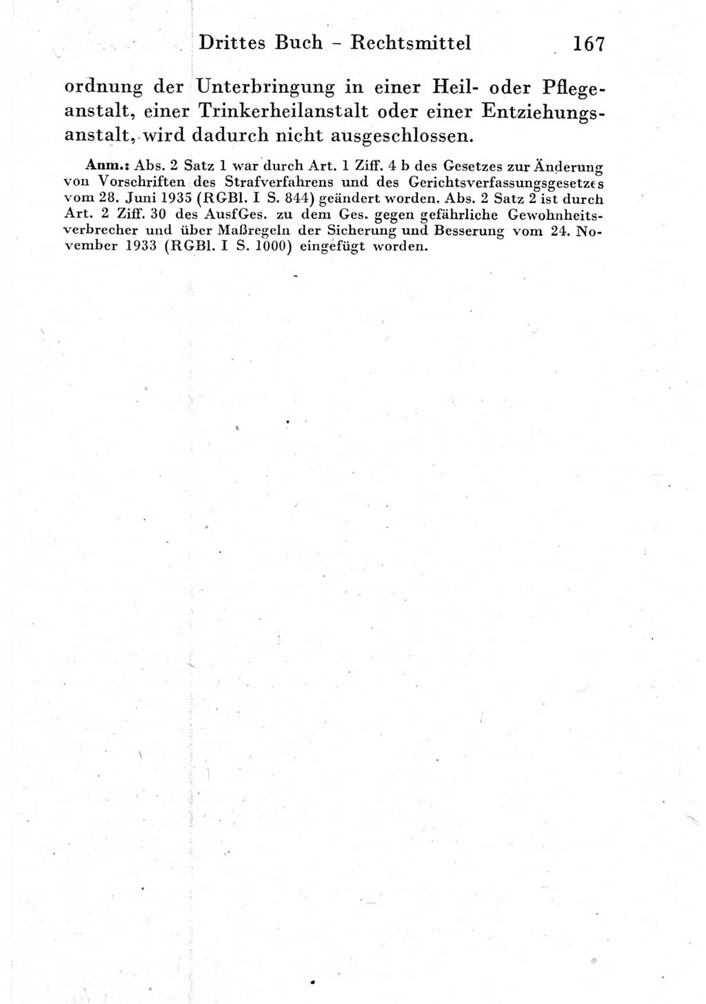 Strafprozeßordnung (StPO), Gerichtsverfassungsgesetz (GVG) und zahlreiche Nebengesetze der Deutschen Demokratischen Republik (DDR) 1950, Seite 167 (StPO GVG Ges. DDR 1950, S. 167)