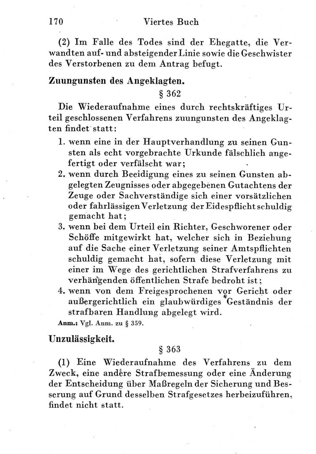 Strafprozeßordnung (StPO), Gerichtsverfassungsgesetz (GVG) und zahlreiche Nebengesetze der Deutschen Demokratischen Republik (DDR) 1950, Seite 170 (StPO GVG Ges. DDR 1950, S. 170)
