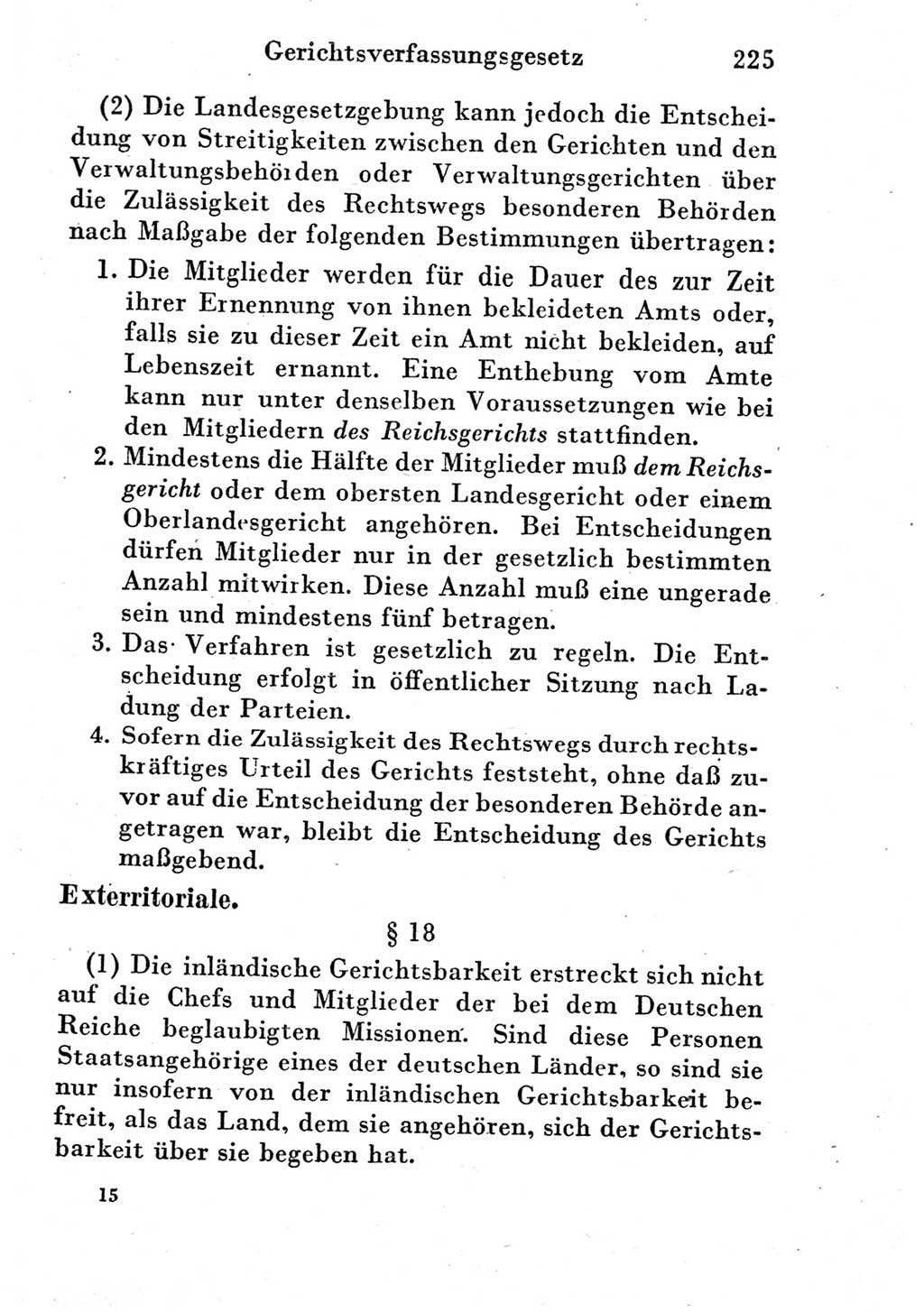 Strafprozeßordnung (StPO), Gerichtsverfassungsgesetz (GVG) und zahlreiche Nebengesetze der Deutschen Demokratischen Republik (DDR) 1950, Seite 225 (StPO GVG Ges. DDR 1950, S. 225)